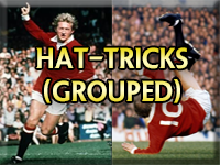 Newton Heath &Manchester United Hat Tricks (Grouped)