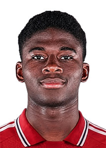 Manchester United player portrait of Baleba, Carlos