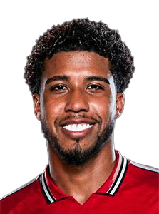 Manchester United player portrait of Santos, Andrey