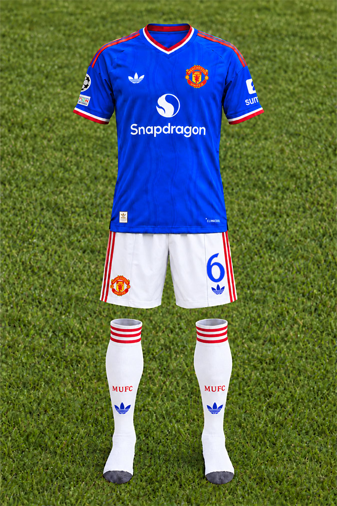 Manchester United shirt worn for game v Atletico Madrid played on Tuesday 13th October 2026 at Riyadh Air Metropolitano stadium during the 2026-2027 season.