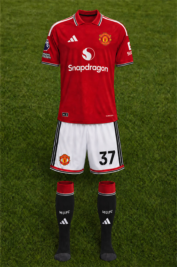 Manchester United shirt worn for game v Manchester City played on Sunday 13th September 2026 at Old Trafford stadium during the 2026-2027 season.