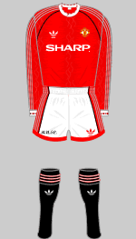 Manchester United (Rumbelows) League Cup Final Kit 1991
