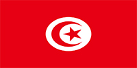 Flag of tunisia